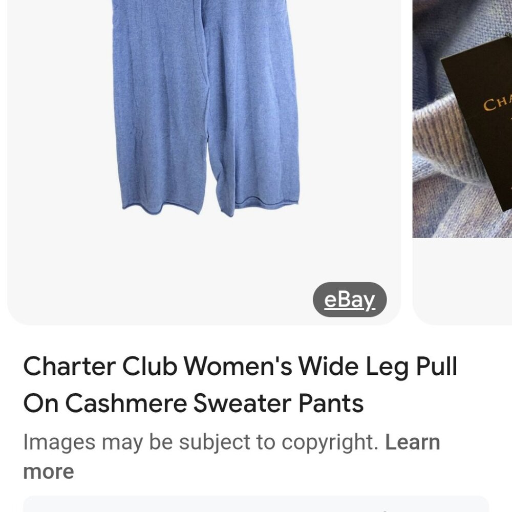 Charter Club cashmere pull on pants 2x - Picture 4 of 4